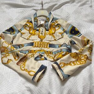 CHRISTIAN DIOR by John Galliano Spring 2000 Vintage Silk Jacket